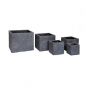 Mega Arizona Cubi Square Graphite Pot