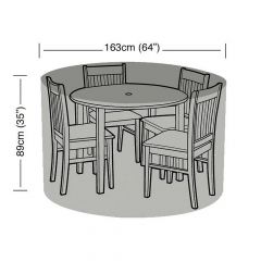 ENJOi 4 Seat Round Furniture Set Cover