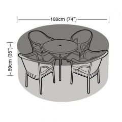 ENJOi 4-6 Seater Round Furniture Set Cover