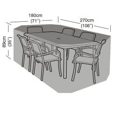 ENJOi 6 Seat Rectangular Set Cover