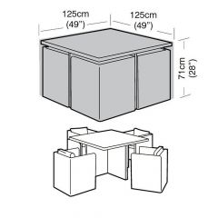 ENJOi 4 Seater Medium Cube Set Cover