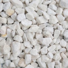 Arctic White Chippings 20mm