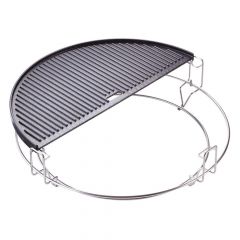 Kamado Joe Half Moon Cast Iron Reversible Griddle for Classic model