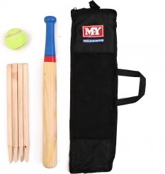 M.Y Deluxe Traditional Style Wooden Rounders Set