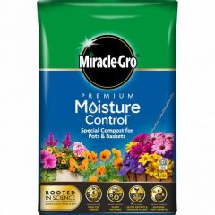 Miracle Gro Premium Moisture Control Compost for Pots & Baskets 40L