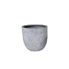 Arizona Egg Washed Grey Pot 32cm