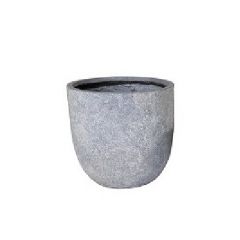 Arizona Egg Washed Grey Pot 43cm