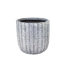 Arkansas Egg Washed Grey Pot 45cm