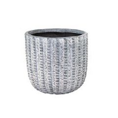 Arkansas Egg Washed Grey Pot 55cm
