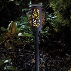 Solar Powered Flaming Torch