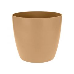 Elho Brussels Round 18cm Cookie Brown