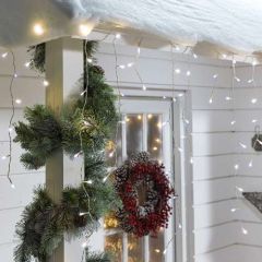 NOVA 480 LED Cool White Snowing Icicle Lights