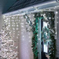 NOVA 960 LED Cool White Snowing Icicle Lights