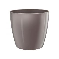 Elho Brussels Diamond Round 18cm Oyster Pearl