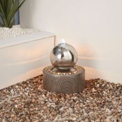 Altico Luna Modern Metal Water Feature