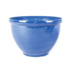 Feather Striped Bell Vase Blue 30cm
