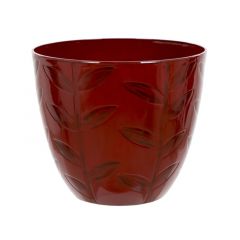 Leaves Pot Red 32cm