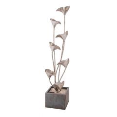 Woodlodge Lilypad Small Modern Metal Water Feature