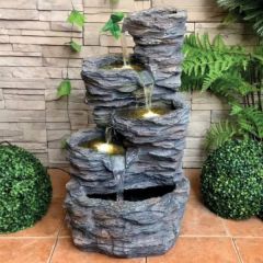 Woodlodge Rockpool Rock Effect Water Feature