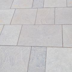 Brushed Steel Limestone 16.2m² Project Pack