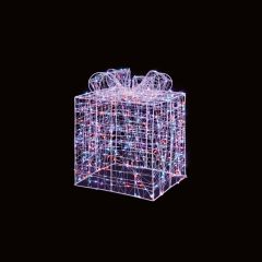 600L White Parcel with Rainbow LEDs
