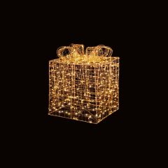 600L Rose Gold Parcel with Warm White LEDs