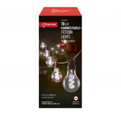 10 Connectable Spiral White Lights