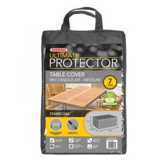 Ultimate Protector Rectangular Table  6 Seat Charcoal Cover