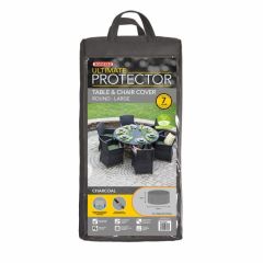 Ultimate Protector Circular Patio Set  6/8 Seat Charcoal Cover