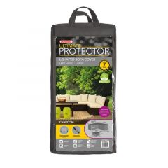 Ultimate Protector Modular L Shaped Dining  Left Side Large Charcoal Cover