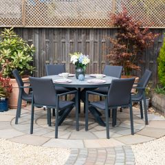 ENJOi Cinder 6 Seat Dining Set