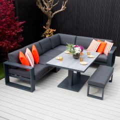 ENJOi Matisse Square Corner Height Adjustable Table Set