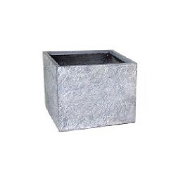 Arizona Cubi Square Washed Grey Pot
