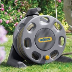 Hozelock Compact Reel with 25m Hose MP & Nozzle