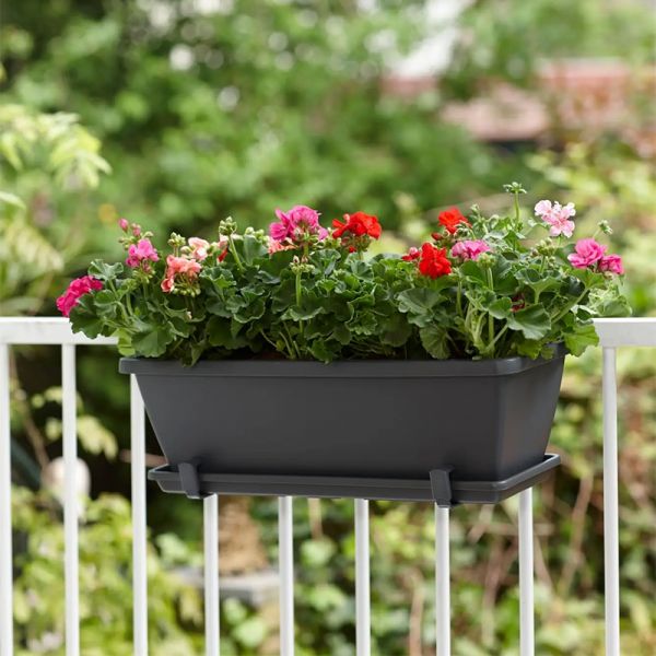 Elho Barcelona Trough Saucer 50cm Anthracite